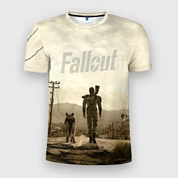 Мужская спорт-футболка Fallout City