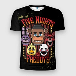 Футболка спортивная мужская Five Nights At Freddy's, цвет: 3D-принт