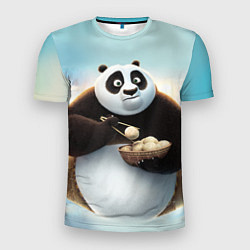 Футболка спортивная мужская Кунг фу панда, цвет: 3D-принт