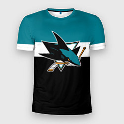 Футболка спортивная мужская San Jose Sharks, цвет: 3D-принт