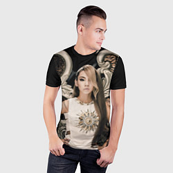 Футболка спортивная мужская K pop CL, цвет: 3D-принт — фото 2