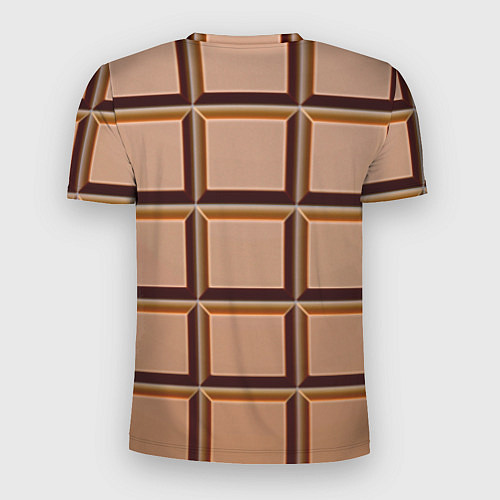 Мужская спорт-футболка Шоколад / 3D-принт – фото 2