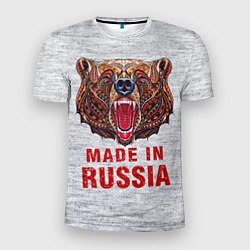 Мужская спорт-футболка Bear: Made in Russia