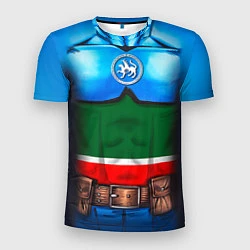 Футболка спортивная мужская Капитан Татарстан, цвет: 3D-принт