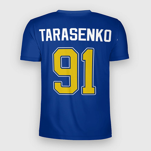 Мужская спорт-футболка St Louis Blues: Tarasenko 91 / 3D-принт – фото 2