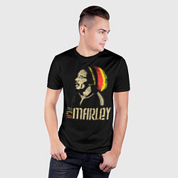 Футболка спортивная мужская Bob Marley, цвет: 3D-принт — фото 2