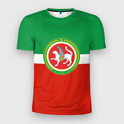 Мужская спорт-футболка Татарстан: флаг