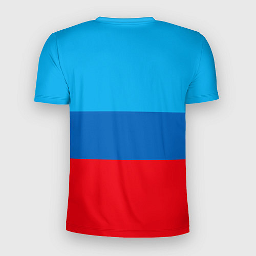 Мужская спорт-футболка Луганская республика / 3D-принт – фото 2