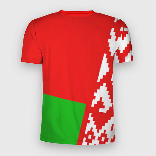 Мужская спорт-футболка Патриот Беларуси / 3D-принт – фото 2
