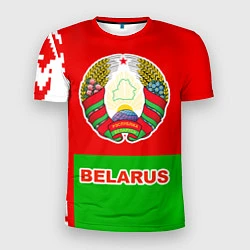 Футболка спортивная мужская Belarus Patriot, цвет: 3D-принт