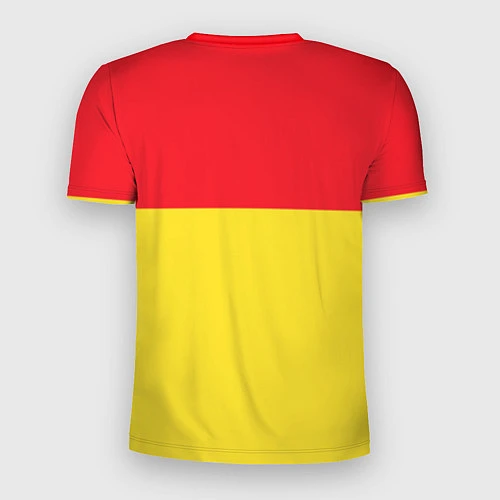 Мужская спорт-футболка Сборная Испании: Евро 2016 / 3D-принт – фото 2