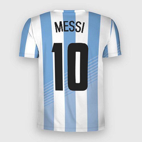 Мужская спорт-футболка Месси - сборная Аргентины / 3D-принт – фото 2
