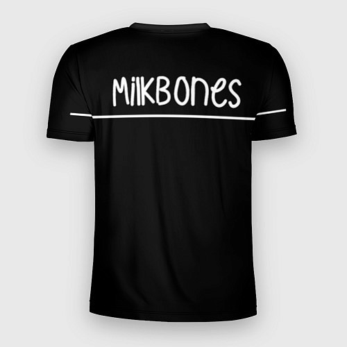 Мужская спорт-футболка Milk Bones (Молочные Кости) / 3D-принт – фото 2