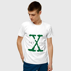 Футболка хлопковая мужская The X-files цвета белый — фото 2