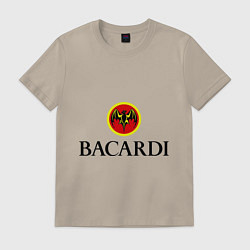 Футболка хлопковая мужская Bacardi, цвет: миндальный