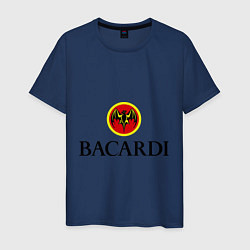 Футболка хлопковая мужская Bacardi, цвет: тёмно-синий