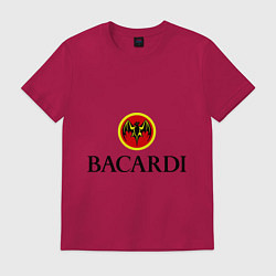 Футболка хлопковая мужская Bacardi, цвет: маджента