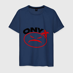 Футболка хлопковая мужская Onyx, цвет: тёмно-синий