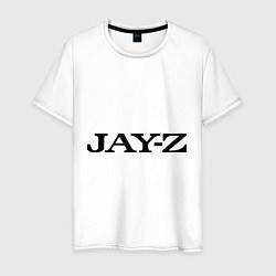Футболка хлопковая мужская Jay-Z, цвет: белый