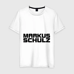 Футболка хлопковая мужская Markus Schulz, цвет: белый