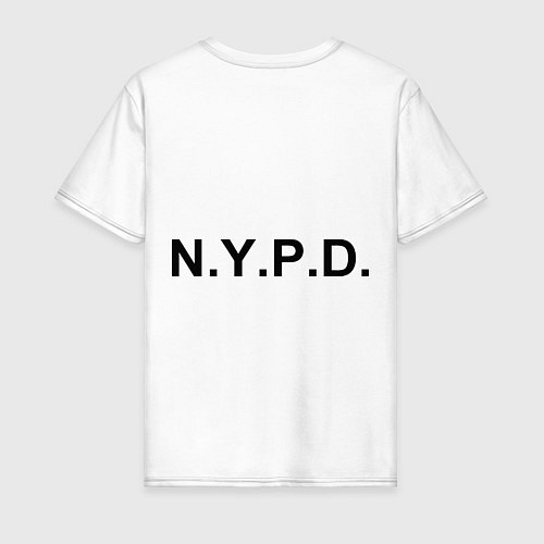 Мужская футболка N.Y.P.D / Белый – фото 2