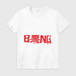 Футболка хлопковая мужская Depeche Mode: Bang, цвет: белый