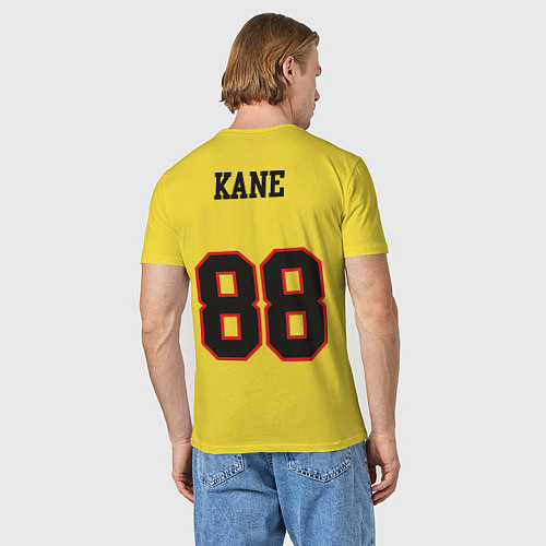 Мужская футболка Chicago Blackhawks: Kane / Желтый – фото 4