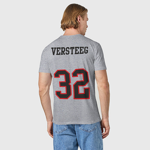 Мужская футболка Chicago Blackhawks / Меланж – фото 4