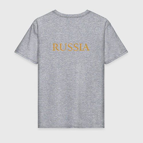 Мужская футболка Russia Forever / Меланж – фото 2