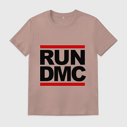 Футболка хлопковая мужская Run DMC, цвет: пыльно-розовый