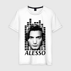 Футболка хлопковая мужская EQ: Alesso, цвет: белый