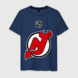 Футболка хлопковая мужская New Jersey Devils: Kovalchuk 17, цвет: тёмно-синий