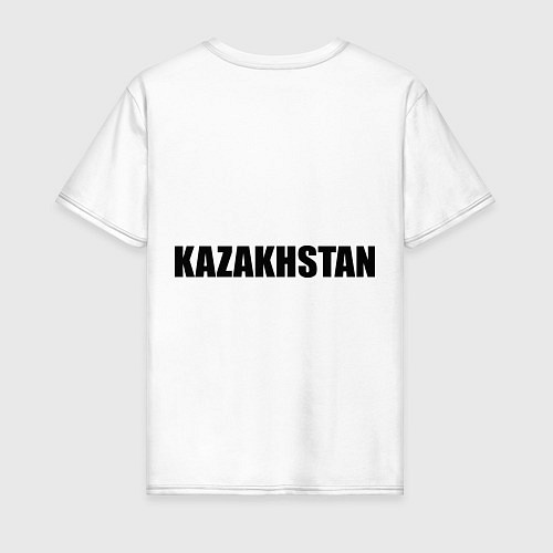 Мужская футболка Казахстан / Белый – фото 2