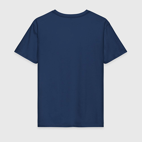 Мужская футболка Принцип работы программиста / Тёмно-синий – фото 2