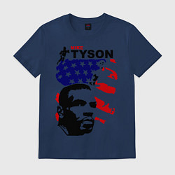Футболка хлопковая мужская Mike Tyson: USA Boxing, цвет: тёмно-синий