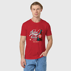 Футболка хлопковая мужская Nuka-Cola Enjoy, цвет: красный — фото 2