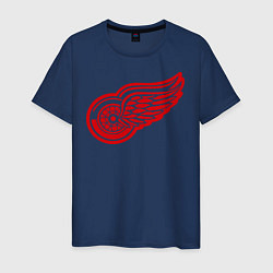 Футболка хлопковая мужская Detroit Red Wings: Pavel Datsyuk, цвет: тёмно-синий