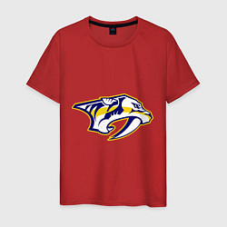 Футболка хлопковая мужская Nashville Predators: Radulov 47, цвет: красный