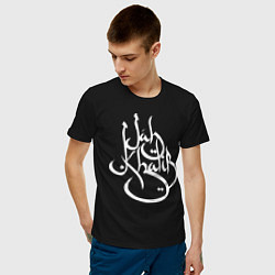 Футболка хлопковая мужская Jah Khalib, цвет: черный — фото 2