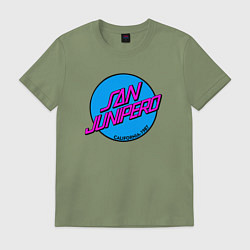 Футболка хлопковая мужская San Junipero, цвет: авокадо