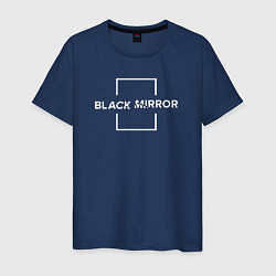 Футболка хлопковая мужская Black Mirror, цвет: тёмно-синий