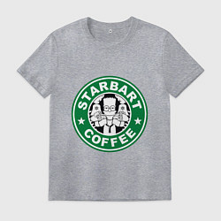 Футболка хлопковая мужская Starbart, цвет: меланж