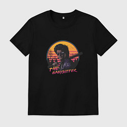 Футболка хлопковая мужская The BabySitter, цвет: черный