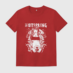 Футболка хлопковая мужская The Offspring: Days go by, цвет: красный