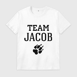 Футболка хлопковая мужская Team Jacob step, цвет: белый