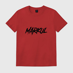 Футболка хлопковая мужская Markul, цвет: красный