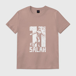 Футболка хлопковая мужская Salah 11, цвет: пыльно-розовый