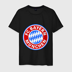 Футболка хлопковая мужская Bayern Munchen FC, цвет: черный