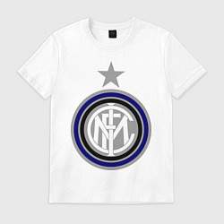 Футболка хлопковая мужская Inter FC, цвет: белый
