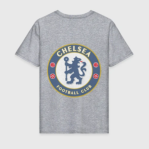Мужская футболка Chelsea FC / Меланж – фото 2